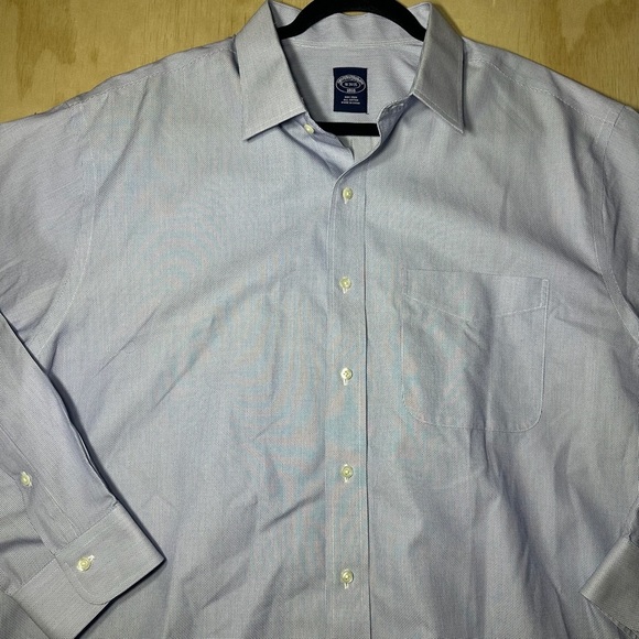 Brooks Brother Button Down Shirt Men’s Size 18 34/35 - Picture 4 of 10